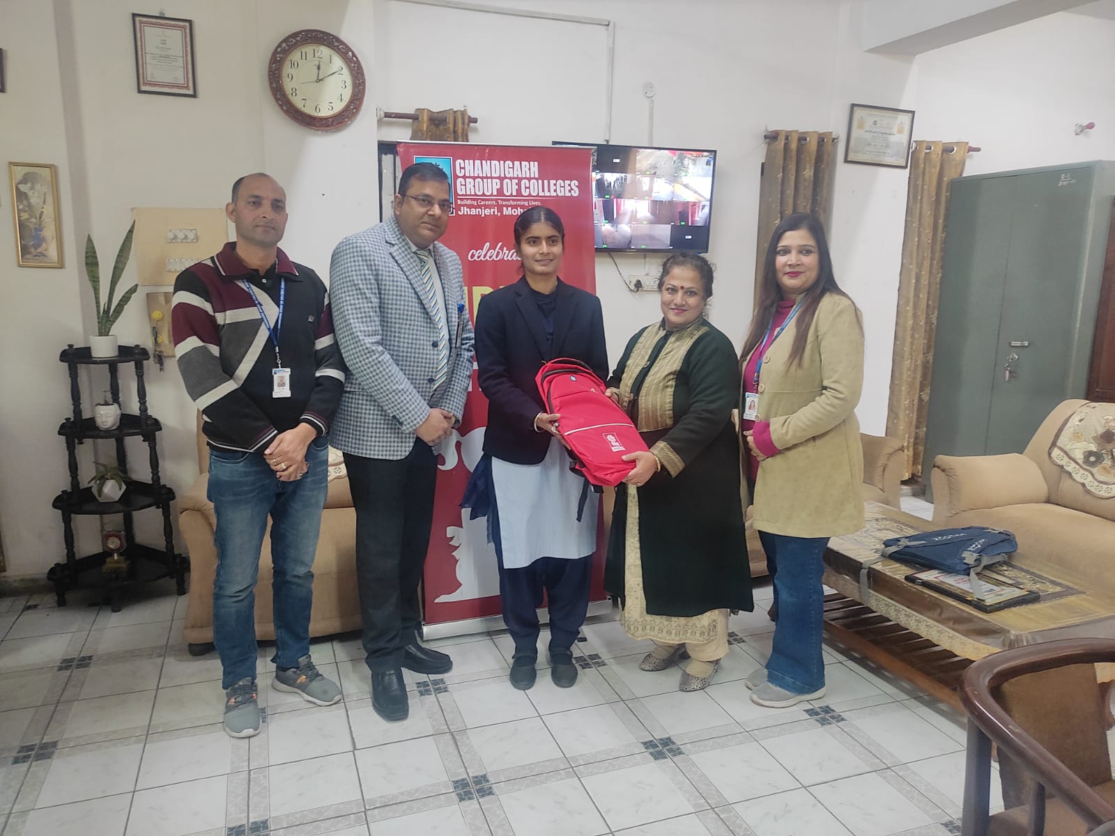 Toppers Felicitated By Chandigarh University During Beti Bachao Beti ...